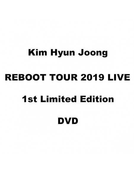 [Japanese Edition] KIM HYUN JOONG REBOOT TOUR 2019 LIVE (仮) (1st Limited Edition) DVD