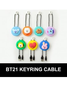 [BT21] BTS Keyring Cable (iPhone)