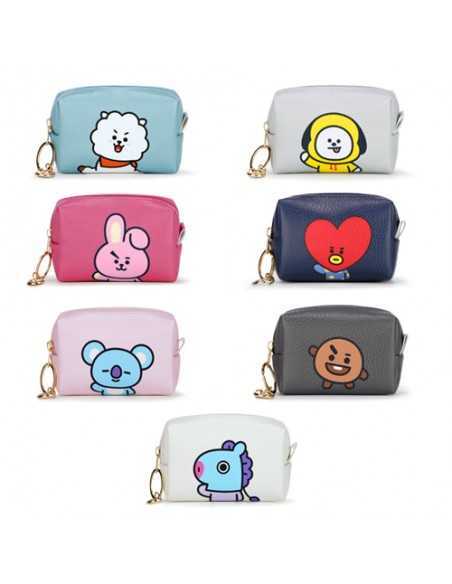 [BT21] BT21 X Monopoly Collaboration - PU SQUARE POUCH S