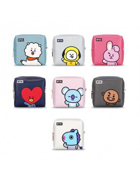 [BT21] BT21 X Monopoly Collaboration - PU SQUARE POUCH M