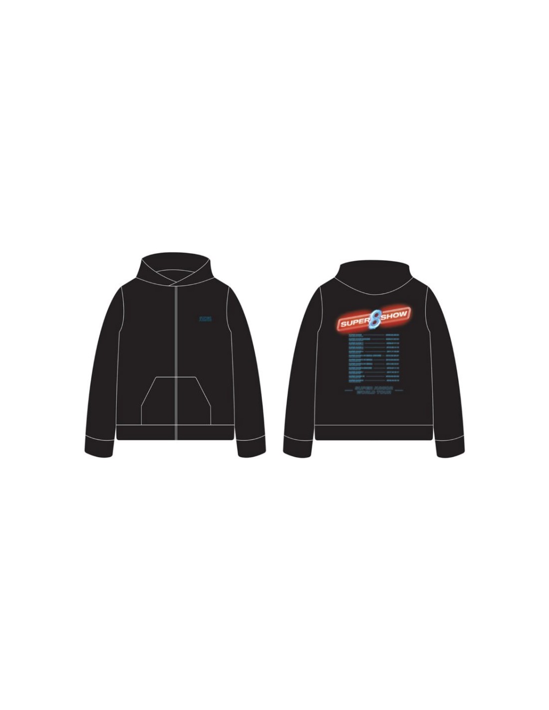 juniors black zip up hoodie