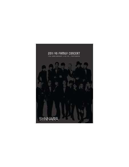 15TH ANNIVERSARY 2011 YG FAMILY CONCERT LIVE CD + PHOTO BOOK