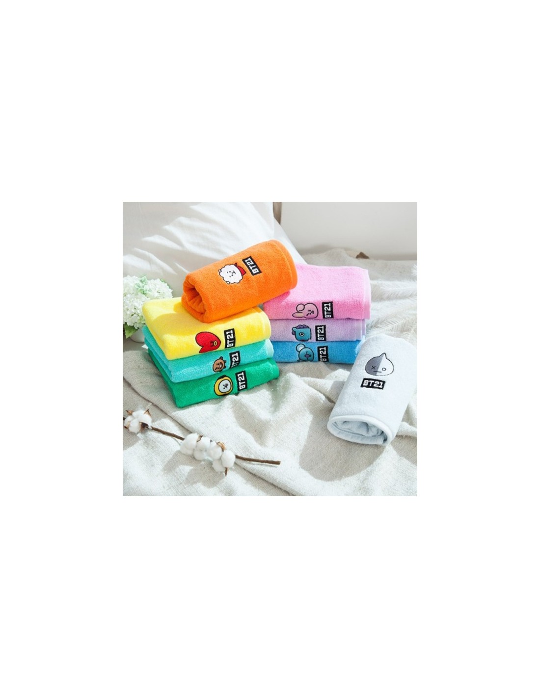 BT21] BTS. Design Ever Collaboration - Facial Towel