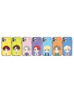 BTS CHARACTER Goods - UPPER BODY OPEN CARD Case for iPhone