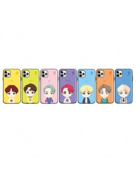 BTS CHARACTER Goods - UPPER BODY OPEN CARD Case for iPhone