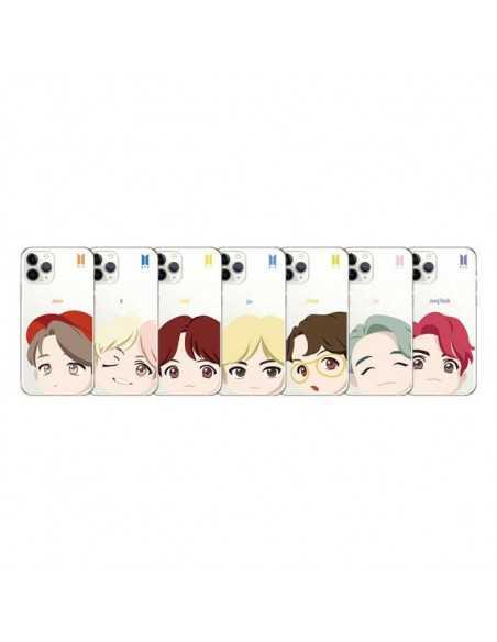 BTS CHARACTER Goods - MOTION FACE CLEAR SOFT Case
