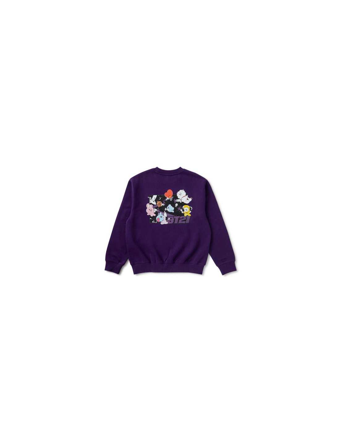 BT21] BTS. Line Friends Collaboration - Space Squad Color Sweatshirt