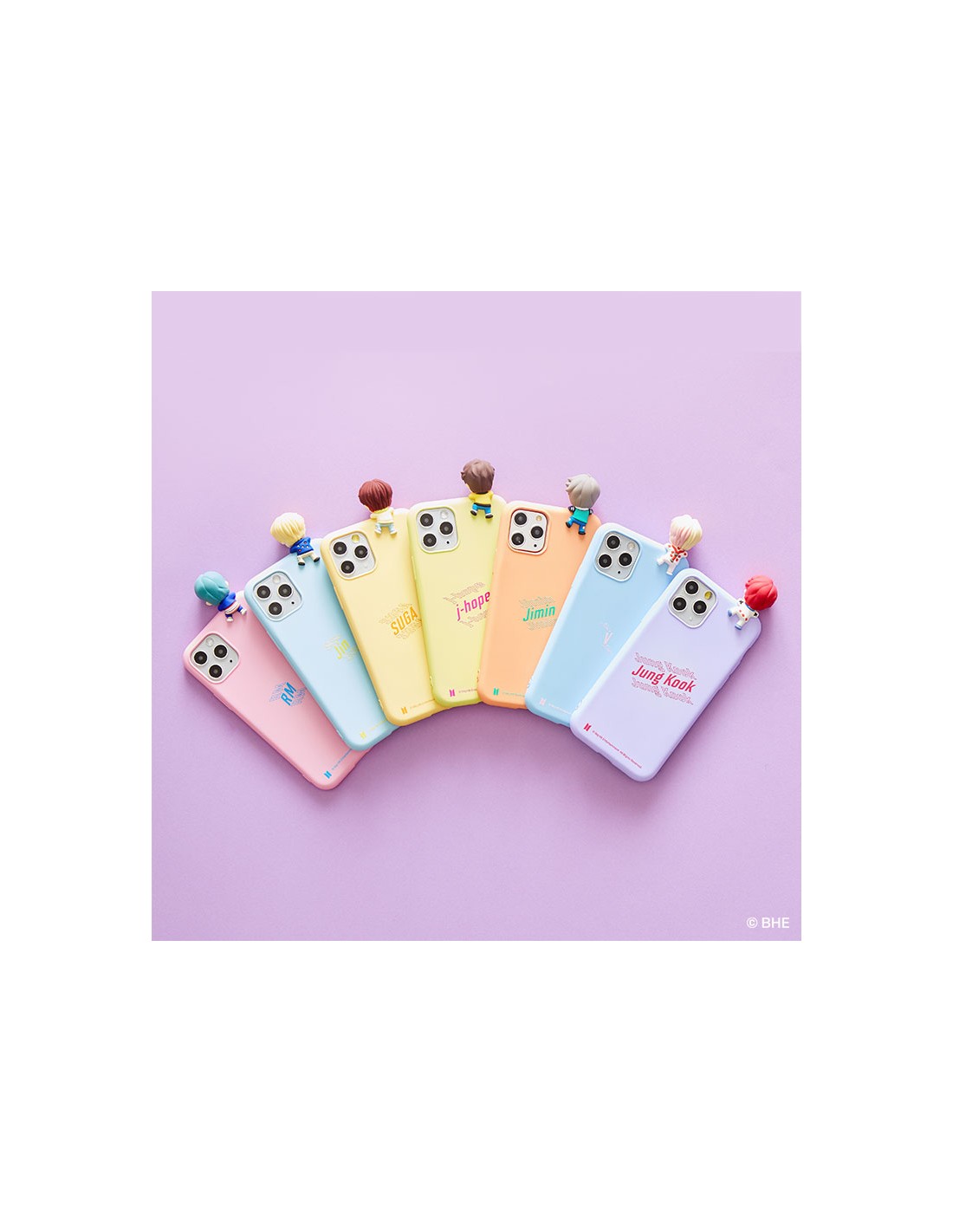bts figure jelly case