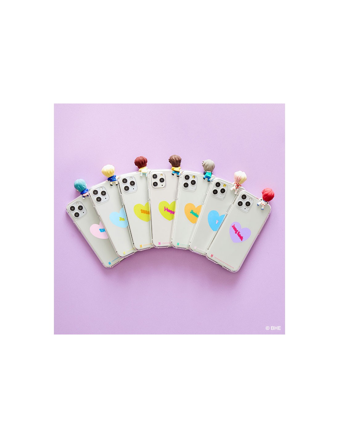 bts figure jelly case