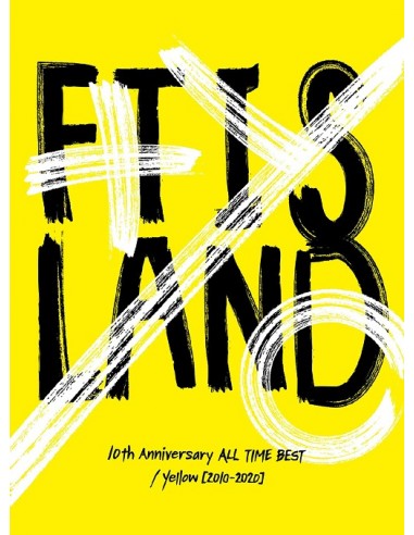 Japanese Edition Ftisland 10th Anniversary All Time Best Yellow 10 1st Limited Edition 2cd Blu Ray