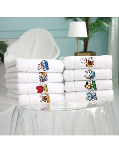 [BT21] Comic Pops Badge Wash Towel