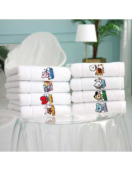 [BT21] Comic Pops Badge Wash Towel