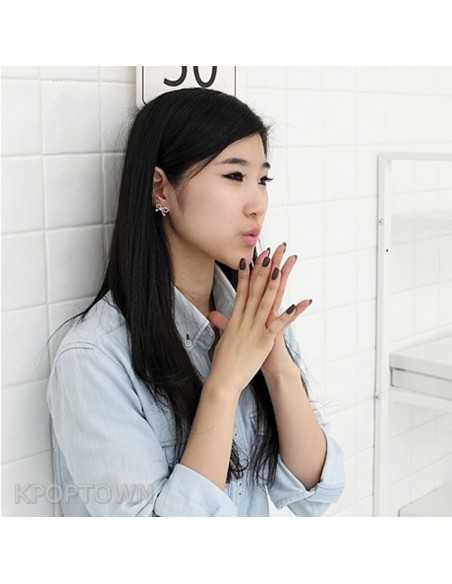 [GS12]Girlish Petit Ribbon Earring