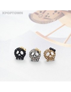 [GS10]Girlish Beauty Skull Earring