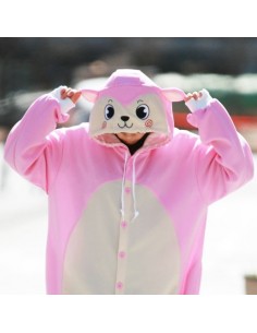 [PJA40] SHINEE Animal Pajamas - Pink Monkey