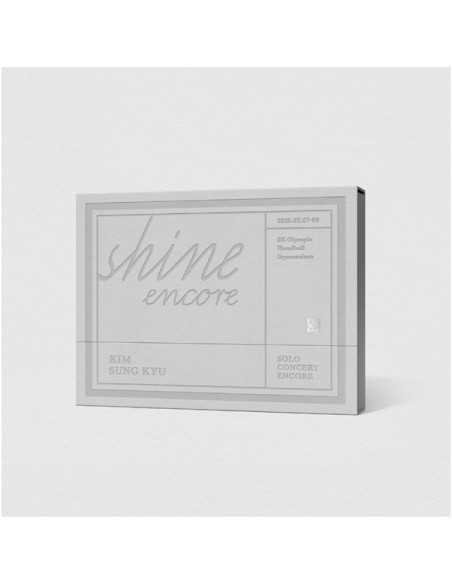 KIM SUNG KYU SOLO CONCERT [SHINE ENCORE] DVD (2 DISC)