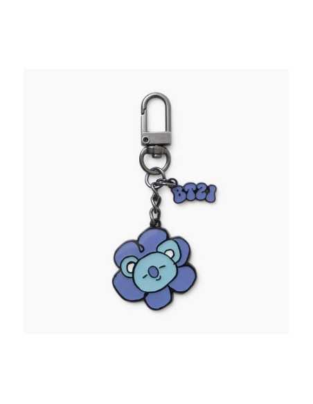 [BT21] BTS Line Friends Collaboration - Flower Metal Keyring