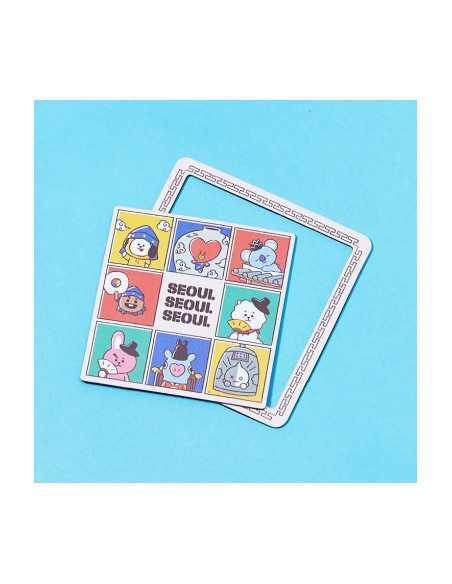 [BT21] BTS Line Friends Collaboration - City Edition Seoul Paper Magnet