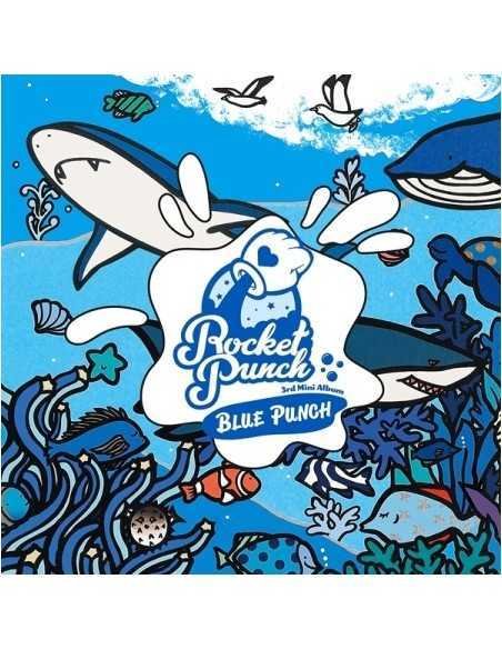 ROCKET PUNCH 3rd Mini Album - BLUE PUNCH CD + Poster