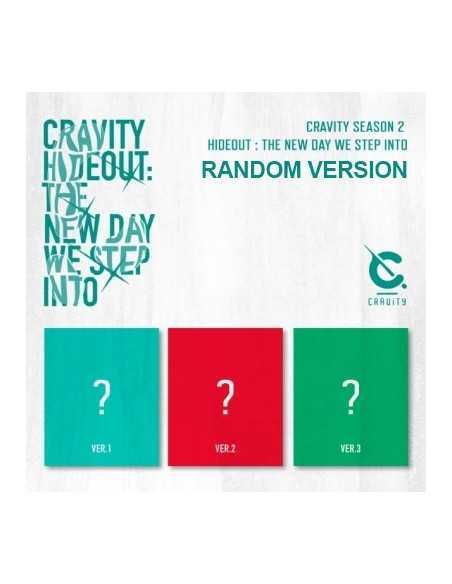 CRAVITY SEASON2 - HIDEOUT : THE NEW DAY WE STEP INTO (Random ver.) CD + Poster
