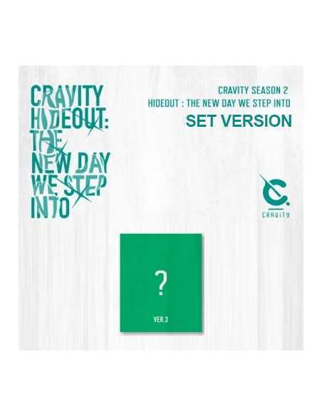CRAVITY SEASON2 - HIDEOUT : THE NEW DAY WE STEP INTO (Ver.3) CD + Poster
