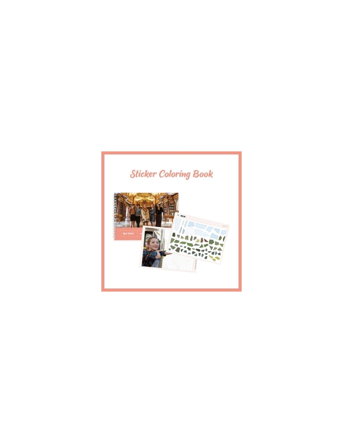 Red Velvet Official Goods Sticker Coloring Book